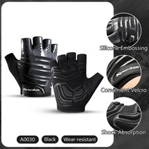 New Outdoor Cycling  Bicycle Short Finger  Gloves Men&#39;s Fitness Riding Half Fing - £87.72 GBP