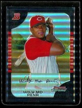 2005 Topps Bowman Chrome Refractor Baseball Trading Card #22 Wily Mo Pena Reds - £9.47 GBP