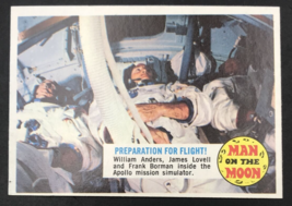 1969 Topps Man On The Moon Astronaut Anders Lovell &amp; Borman #27A EX+ - £7.34 GBP