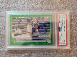 2022 Topps Chrome Pete Alonso Green Wave Refractor PSA 9 Mint NY Mets 40/99 - £54.81 GBP