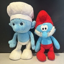 Papa Smurf 9 In Smurf Friend 11 Inch Lot Collection - £3.89 GBP
