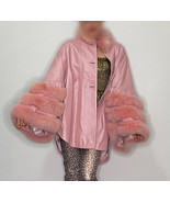 AMAZING Fur Leather Cape Coat 1980s, One size! Make offer welcome! - €4.049,94 EUR
