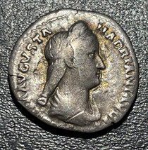130-133 AD Roman Imperial Sabina Wife of Hadrian AR Denarius Concordia Coin - £155.80 GBP