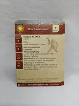 Lot Of (17) Dungeons And Dragons Night Below Miniatures Game Stat Cards - £10.06 GBP