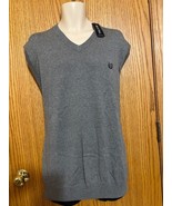 VTG Chaps Men&#39;s 3XLT Sweater Vest NWT Gray Heather - $27.50