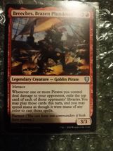 Breeches Brazen Plunderer Magic The Gathering Goblin Pirate 165 MTG Comm... - $2.56
