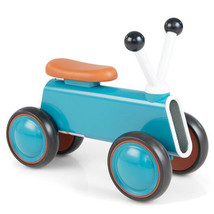 4 Wheels Baby Balance Bike without Pedal-Blue - Color: Blue - £57.16 GBP