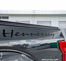 Hennessey OEM Script Bedliner Tailgate Door Decals OEM 2PC Set New Oracl... - $32.66