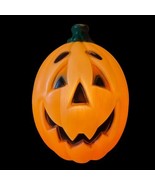 Halloween Light Up Pumpkin Blow Mold 24&quot; General Foam Plastic w/cord -Ya... - $86.96