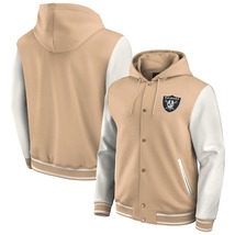 New Mens Raiders Tri-Blend Full-Snap Hoodie Baseball Jacket Darius Rucke... - $89.90