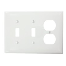 Leviton PJ21-W Combination Device 2 Toggle/1 Duplex outlet opening 3-Gan... - $12.99