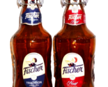 2 Fischer +2009 Strasbourg Empty Fliptop French Beer Bottles - £11.64 GBP