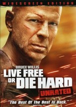 Die Hard 4: Live Free or Die Hard (DVD, 2007, Unrated Widescreen) - Like New - £6.22 GBP
