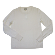 NWT J.Crew K1313 Everyday Cashmere in Snow Ivory Slim Fit Crewneck Sweater S - £57.90 GBP