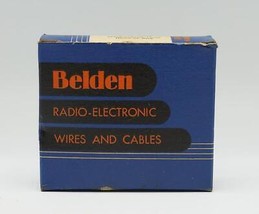 Belden Conexión Alambre 20 7.6m Servir &amp; Trenza Laco Red Vintage Radio - $34.09