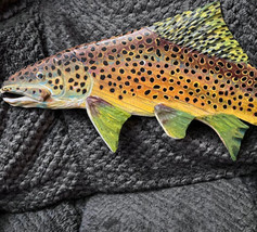 Western Brown Trout ,2023 Left Face, 19 1/8, Ready to ship! - £76.88 GBP