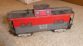 Vintage O Scale Marx Tin NYC 20102 8 Wheel Caboose Car - £14.77 GBP