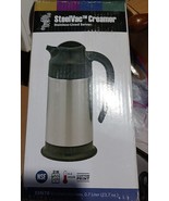 Service Ideas SSN70 SteelVac Creamer 0.7 L, Stainless with Black Base New - $599.05 MXN