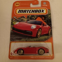 Matchbox 2024 #79 Red Porsche 911 Carrera Cabriolet MBX Highway Series  - £11.79 GBP