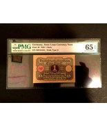 Rare Historical 1 German Mark 1920 -  PMG Certified GEM UNC EPQ -  WW1 E... - £64.10 GBP