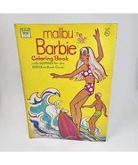 VINTAGE 1973 MATTEL MALIBU BARBIE SUN SET COLORING BOOK WHITMAN USED / M... - £22.72 GBP