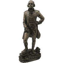 Cold Cast Bronze Sculpture, George Washington - £63.39 GBP