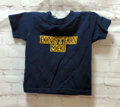 vintage 12 month blue t shirt Einstein Med boys girls cotton - £7.75 GBP