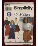 Simplicity Pattern 8069 Miss Size HH (6-12) Skirts Uncut - $16.20 CAD