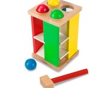 Melissa &amp; Doug Deluxe Pound and Roll Wooden Tower Toy With Hammer - Poun... - £23.89 GBP
