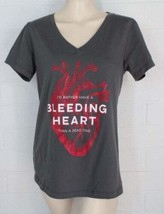 Ideal T Next Level Ladies Cut M L Gray Bleeding Heart T-Shirt John Pavlovitz - £11.34 GBP