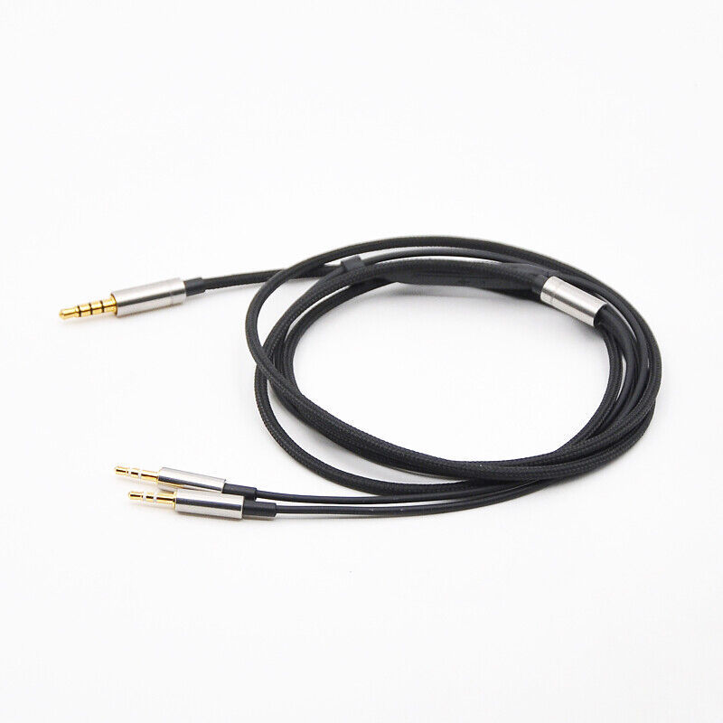 OCC Nylon Audio Cable For 1MORE H1707 Triple Driver Over-Ear Headphones  			