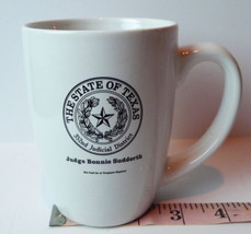 TEXAS Judicial District Coffee Mug Judge Bonnie Sudderth Vintage 352nd C... - £15.81 GBP