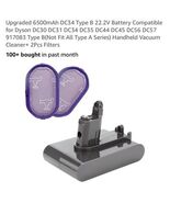 For Dyson 6500mAh Battery for DC34 Type B Vacuum, Fits DC30-57, Bonus Fi... - $640.93 MXN