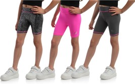 Body Glove Girls&#39; Active Bike Shorts - 3 Pack Performance Under Dress, 7-12 - $44.93