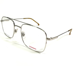 Carrera 2010T 010 Eyeglasses Frames Polished Silver Square Full Rim 51-1... - $69.94