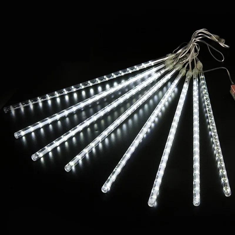 Meteor Shower Festoon String Led Light Street Gars Outdoor Light Gar Christmas D - £62.11 GBP