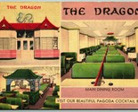 Il Drago Ristorante Washington Dc Unp Non Usato Lino Cartolina H12 - $7.14