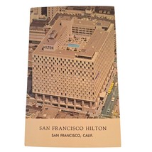 Postcard The San Francisco Hilton Hotel San Francisco CA Aerial View Chrome - £5.54 GBP