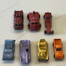 Tootsietoy Cars - Lot of  7 - Small Size Sedan Drag Fire Vintage - £15.72 GBP