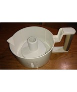 TOASTMASTER JUICER FOR PARTS ONLY WHITE HANDLED JUICE BOWL MODEL 1105 - £5.90 GBP