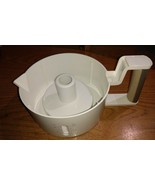 TOASTMASTER JUICER FOR PARTS ONLY WHITE HANDLED JUICE BOWL MODEL 1105 - $7.50