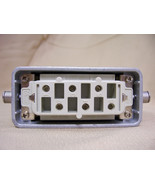 ILME CPF06 6 POLE + GROUND FEMALE CONNECTOR 6P+E WITH IP65 HOOD ,clamp - €38,42 EUR