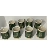 Set Of 8 Snowdonia Pottery ltd Beddgelert Made in Wales 8 vintage mugs c... - $28.04