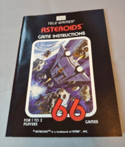 1979 Asteroids Game Instructions Atari Tele- Games Sears EXCELLENT Condition - £10.24 GBP