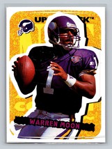 Warren Moon #9 1995 Collector&#39;s Choice Update Minnesota Vikings Stick-Ums - £1.42 GBP