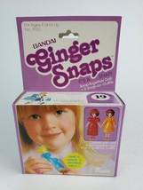 Vintage 1981 Bandai Ginger Snaps #19 snap-together doll 3&quot; New in Purple... - £15.59 GBP