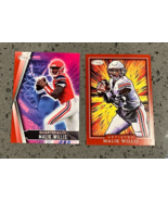 Malik Willis 2 RC Lot 2022 Sage Base and Artistry Insert Packers $2.88 B3G1 - $54.71 MXN