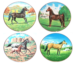 Purebred Horses of America Collector Plate WS George Donald Schwartz - £39.78 GBP