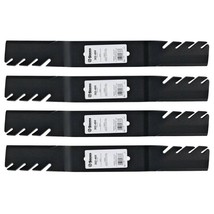4 Toothed Blades fit John Deere AM100946 AM137324 M74449 M82408 M84472 L... - £50.06 GBP