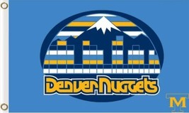 Denver Nuggets Team US Sport Flag 3X5Ft Polyester Banner USA Digital Print - £12.59 GBP